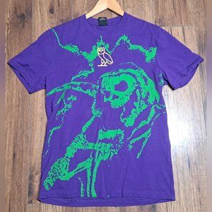OVO Grim Reaper Men's T-Shirt Tee Purple Halloween Drake Halloween Size XS